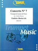 Concerto # 7 by Blazhevich Vladislav - Mourey Colette - for Cornet and Piano (Cornet and Piano)