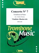 Concerto # 7 by Blazhevich Vladislav - Mourey Colette - for Trombone and Piano (Trombone and Piano)