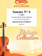 Sonata # 6 in C Major by Galliard Johann Ernst - Mortimer John Glenesk - for Violoncello and Piano (Violoncello and Piano)