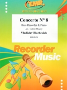 Concerto # 8 by Blazhevich Vladislav - Mourey Colette - for Bass Recorder and Piano (Bass Recorder and Piano)
