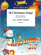18 Christmas Songs by Naulais Jerome for 3 Trumpets and 2 Trombones (3 Trumpets and 2 Trombones)