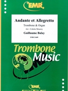 Andante et Allegretto by Balay Guillaume - Mourey Colette - for Trombone and Organ (Trombone and Organ)