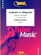 Andante et Allegretto by Balay Guillaume - Mourey Colette - for Tuba and Piano (Tuba and Piano)