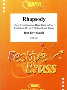 Rhapsody by Krivokapic Igor for Bass Trombone and Piano (Bass Trombone and Piano (or Bass Tuba F or Cimbasso F or F Helicon))