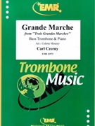 Grande Marche by Czerny Carl - Mourey Colette - for Bass Trombone and Piano (Bass Trombone and Piano)
