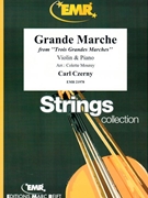 Grande Marche by Czerny Carl - Mourey Colette - for Violin and Piano (Violin and Piano)