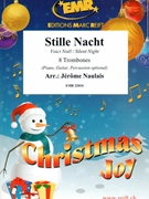 Stille Nacht by Naulais Jerome for 8 Trombones and Piano (8 Trombones and Piano (Timpani Percussion optional))