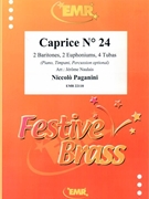 Caprice # 24 by Paganini Niccolo - Naulais Jerome - for 2 Baritones 2 Euphoniums 4 Tubas (2 Baritones 2 Euphoniums 4 Tubas (Piano Timpani Percussion optional))