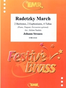 Radetzky March by Strauss Johann - Naulais Jerome - for 2 Baritones 2 Euphoniums 4 Tubas (2 Baritones 2 Euphoniums 4 Tubas (Piano Timpani Percussion optional))
