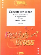 Canzon per sonar by Godel Didier for Horn Tenor Trombone and Organ (Horn Tenor Trombone and Organ)