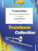 Concertino by Mozart Leopold - Paul Angerer - for Alto Trombone and Piano (Alto Trombone and Piano)