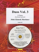 Duos Vol. 3 by Mortimer John Glenesk for Flute Duet (2 Flutes (Piano / Keyboard optional + Play Back / Play Along CD))