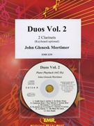Duos Vol. 2 by Mortimer John Glenesk for 2 Clarinets w/ Audio (2 Clarinets and CD Play Back / Play Along (Piano / Keyboard optional + Play Back / Play Along CD))