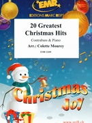 20 Greatest Christmas Hits by Mourey Colette for Contrabass and Piano (Contrabass and Piano)