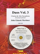Duos Vol. 3 by Mortimer John Glenesk for Clarinet Alto Saxophone and Piano (Clarinet Alto Saxophone and Piano (Piano / Keyboard optional + Play Back / Play Along CD))