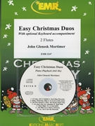 Easy Christmas Duos by Mortimer John Glenesk for 2 Flutes and Organ (2 Flutes and Organ (Piano / Keyboard optional + Play Back / Play Along CD))