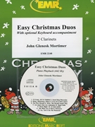 Easy Christmas Duos by Mortimer John Glenesk for 2 Clarinets and Piano (2 Clarinets and Piano (Piano / Keyboard optional + Play Back / Play Along CD))