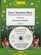 Easy Christmas Duos by Mortimer John Glenesk for 2 Bassoons (2 Bassoons (Piano / Keyboard optional + Play Back / Play Along CD))