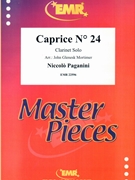Caprice # 24 by Paganini Niccolo - Mortimer John Glenesk - for Clarinet Solo (Clarinet Solo)