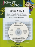 Trios Vol. 1 by Mortimer John Glenesk for 2 Flutes Clarinet and Piano (2 Flutes Clarinet and Piano (Keyboard) (Piano / Keyboard optional + Play Back / Play Along CD))