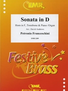 Sonata in D by Franceschini Petronio - Andrews David - for Horn Trombone and Piano (Horn Trombone and Piano)