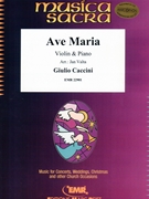 Ave Maria by Caccini Giulio - Valta Jan - for Violin and Piano (Violin and Piano)