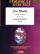 Ave Maria by Donizetti Gaetano - Valta Jan - for Clarinet and Piano (Clarinet and Piano)