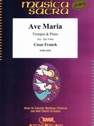 Ave Maria by Franck Cesar - Valta Jan - for Trumpet and Piano (Trumpet and Piano)
