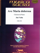 Ave Maria dolorosa by Valta Jan for Clarinet and Piano (Clarinet and Piano)