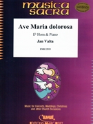 Ave Maria dolorosa by Valta Jan for Eb Horn and Piano (Eb Horn and Piano)