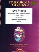 Ave Maria by Rachmaninoff Sergei - Valta Jan - for Viola and Piano (Viola and Piano)