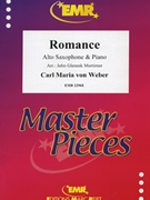 Romance by Weber Carl Maria von - Mortimer John Glenesk - for Alto Saxophone and Piano (Alto Saxophone and Piano)