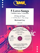 5 Love-Songs by Gay Bertrand for Bb Bass w/ Audio (Bb Bass and CD Play Back / Play Along)