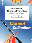 Introduction Theme and Variations by Rossini Gioachino - Vit Chudy - for Clarinet and Orchestra (Clarinet and Orchestra)