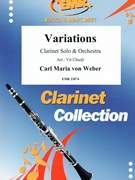 Variations by Weber Carl Maria von - Vit Chudy - for Clarinet and Orchestra (Clarinet and Orchestra)