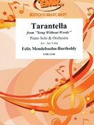 Tarantella by Mendelssohn-Bartholdy Felix - Valta Jan - for Orchestra (Orchestra (Piano Solo))