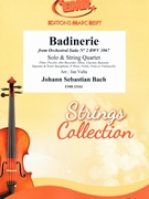 Badinerie by Bach Johann Sebastian - Valta Jan - for Horn and String Quartet (Horn and String Quartet)