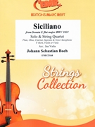 Siciliano by Bach Johann Sebastian - Valta Jan - for Clarinet and String Quartet (Clarinet and String Quartet)