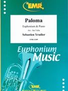 Paloma by Yradier Sebastien - Valta Jan - for Euphonium and Piano (Euphonium and Piano)