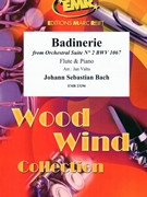 Badinerie by Bach Johann Sebastian - Valta Jan - for Flute and Piano (Flute and Piano)