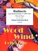 Badinerie by Bach Johann Sebastian - Valta Jan - for Oboe and Piano (Oboe and Piano)