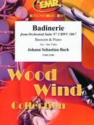Badinerie by Bach Johann Sebastian - Valta Jan - for Bassoon and Piano (Bassoon and Piano)