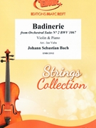 Badinerie by Bach Johann Sebastian - Valta Jan - for Violin and Piano (Violin and Piano)