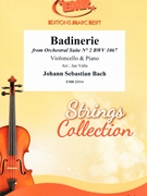 Badinerie by Bach Johann Sebastian - Valta Jan - for Violoncello and Piano (Violoncello and Piano)