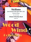 Siciliano by Bach Johann Sebastian - Valta Jan - for Flute and Piano (Flute and Piano)