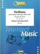 Siciliano by Bach Johann Sebastian - Valta Jan - for Trumpet and Piano (Trumpet and Piano)