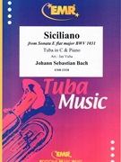 Siciliano by Bach Johann Sebastian - Valta Jan - for Tuba and Piano (Tuba and Piano)