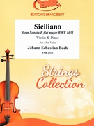 Siciliano by Bach Johann Sebastian - Valta Jan - for Violin and Piano (Violin and Piano)