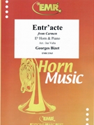 Entr'acte by Bizet Georges - Valta Jan - for Eb Horn and Piano (Eb Horn and Piano)