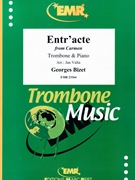 Entr'acte by Bizet Georges - Valta Jan - for Trombone and Piano (Trombone and Piano)